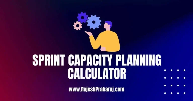 Sprint Capacity Planning Calculator