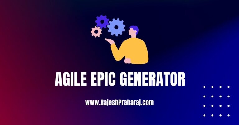 Agile Epic Generator. Create Agile Epics, Features and Stories automatically.